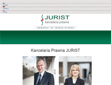 Tablet Screenshot of kancelaria-jurist.net